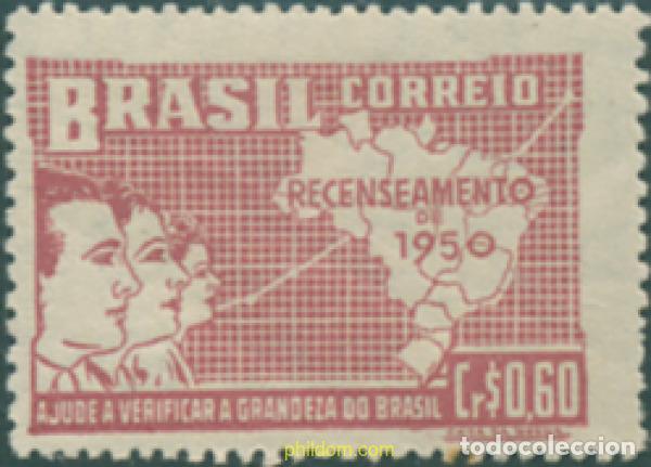 Sellos: 293585 MNH BRASIL 1950 CENSO DE 1950