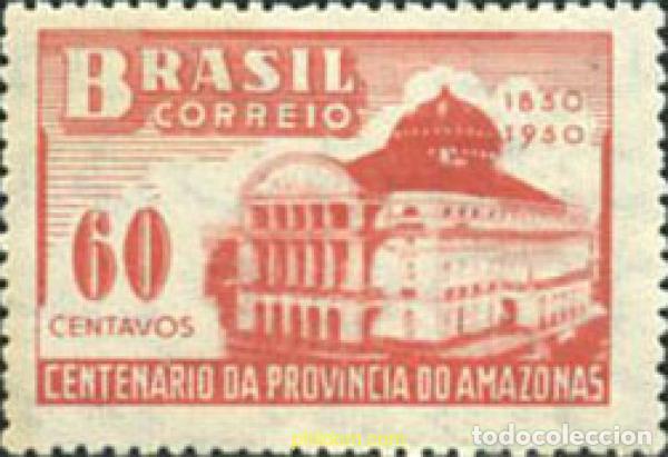 Sellos: 797410 MNH BRASIL 1950 100 ANIVERSARIO DEL DEPARTAMENTO DE AMAZONAS