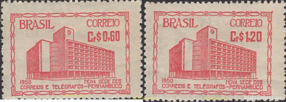 Sellos: 797412 MNH BRASIL 1951 INAGURACION DEL NUEVO EDIFICIO DE PERNAMBOUC.