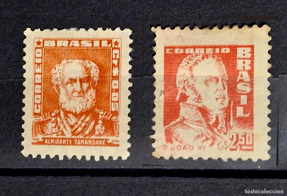 Sellos: 1954-1959, 2 sellos de Brasil