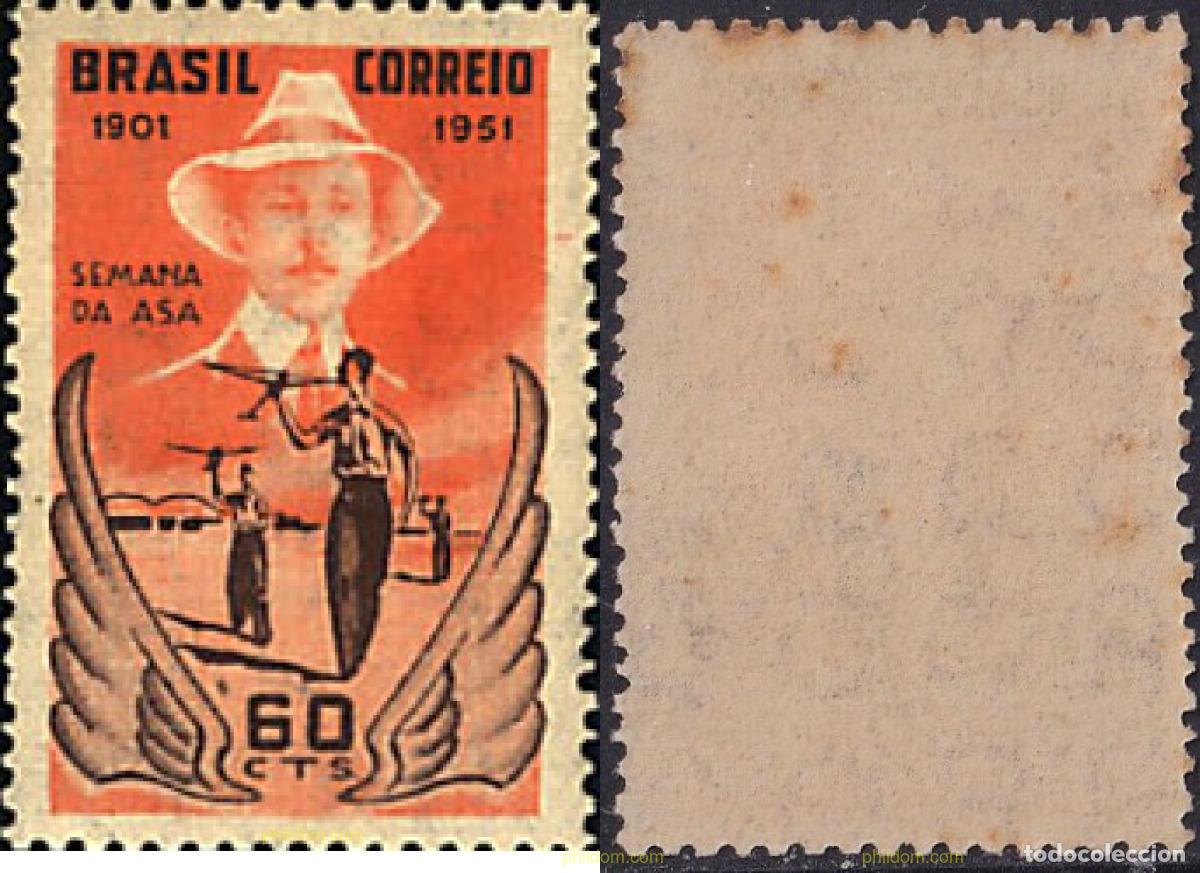 Sellos: 713205 MNH BRASIL 1951 SEMANA DE LA AVIACION