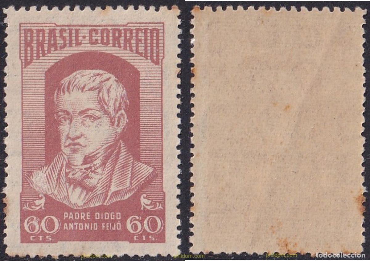 Sellos: 797567 MNH BRASIL 1952 EMITIDO EN HONOR A PERE DIOGO ANTONIO FEIJO