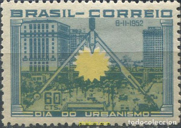 Sellos: 797623 MNH BRASIL 1952 DIA DEL URBANISMO