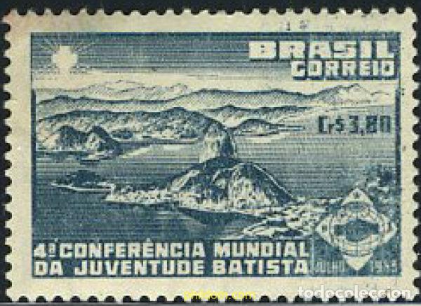 Sellos: 168291 MNH BRASIL 1953 4 CONFERENCIA DE LA JUVENTUD BAPTISTA EN RIO DE JANEIRO