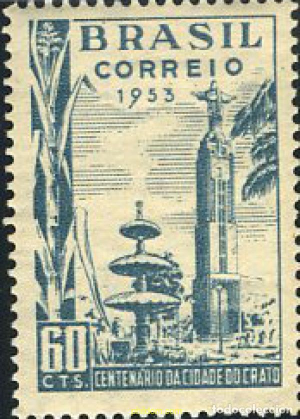 Sellos: 797815 HINGED BRASIL 1953 CENTENARIO DE LA CIUDAD DE CRATO