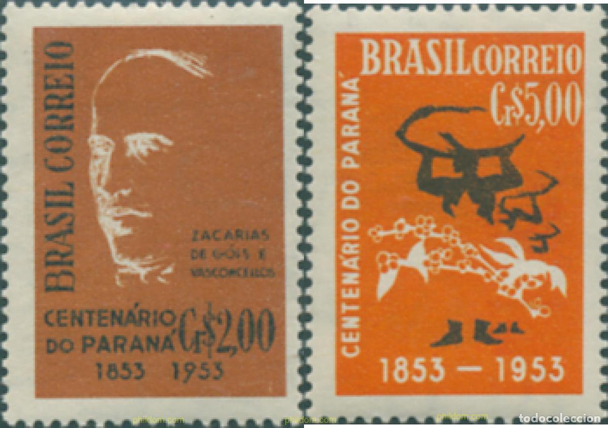 Sellos: 797884 HINGED BRASIL 1953 CENTENARIO DEL ESTADO DE PANAMA