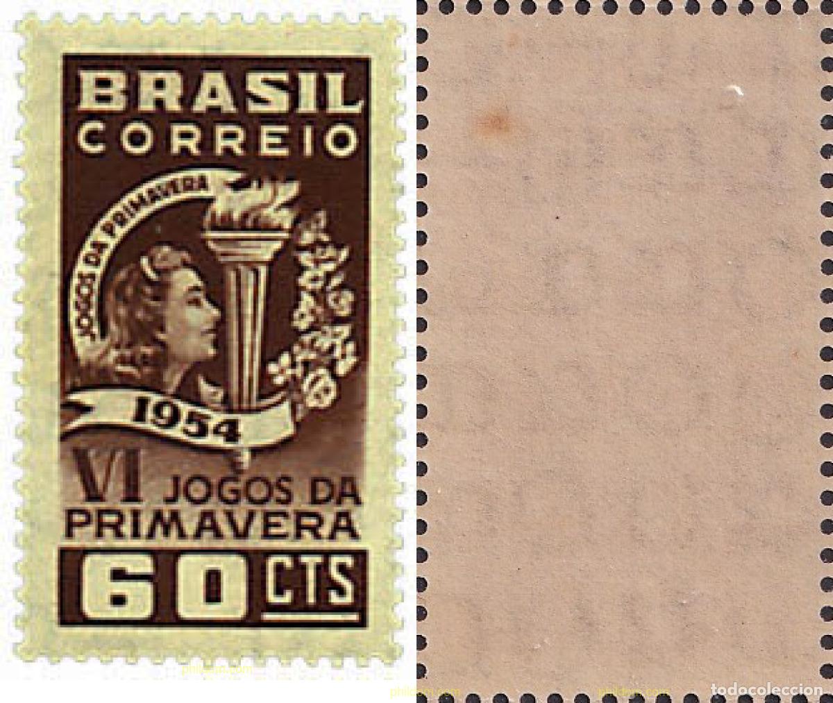 Sellos: 797957 MNH BRASIL 1954 6 JUEGOS DEPORTIVOS DE PRIMAVERA.