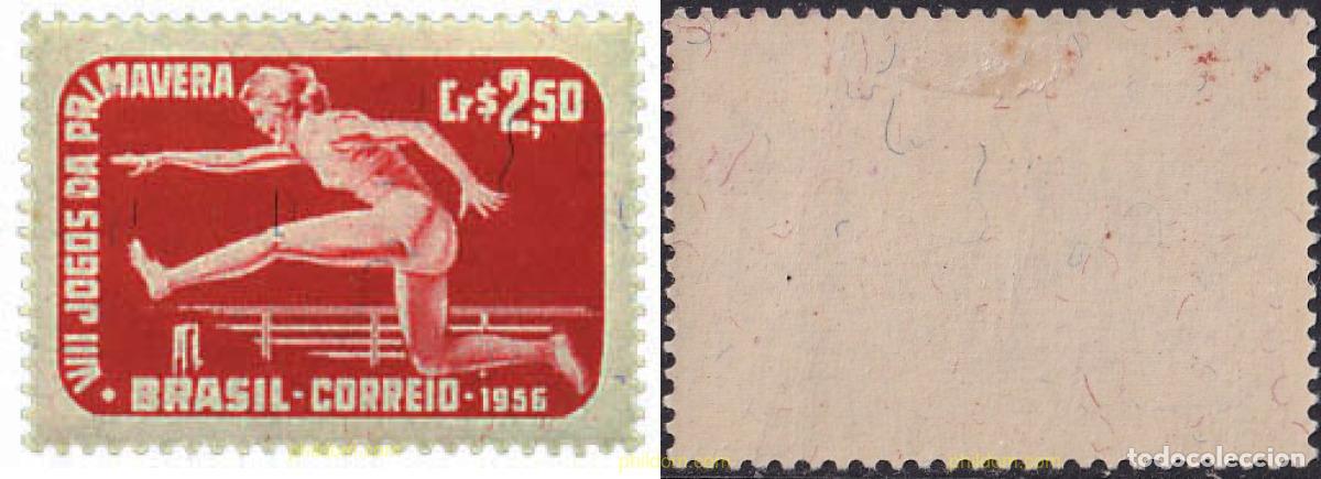 Sellos: 798144 HINGED BRASIL 1956 JUEGOS DEPORTIVOS DE PRIMAVERA