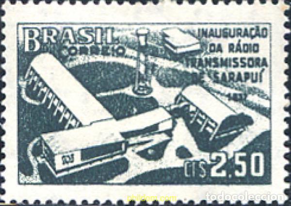 Sellos: 798177 HINGED BRASIL 1957 INAGURACION DE LA EMISORA DE SARAPUI