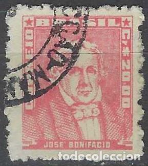 Sellos: BRASIL 1954-64 - PERSONAJES, DIFERENTE DENTADO - USADO