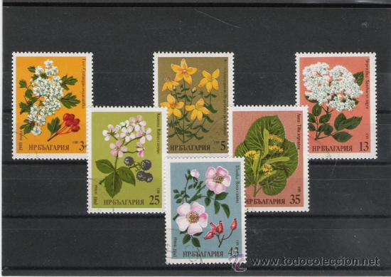 Sellos: BULGARIA SERIE DE FLORA - Foto 1
