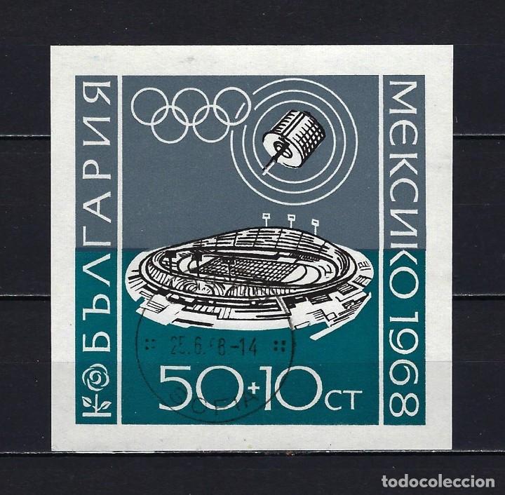 Sellos: 1968 Bulgaria Yvert HB 22 Hoja bloque JJOO Juegos Olímpicos México MNH** Nuevo sin fijasellos - Foto 1 - 303301173