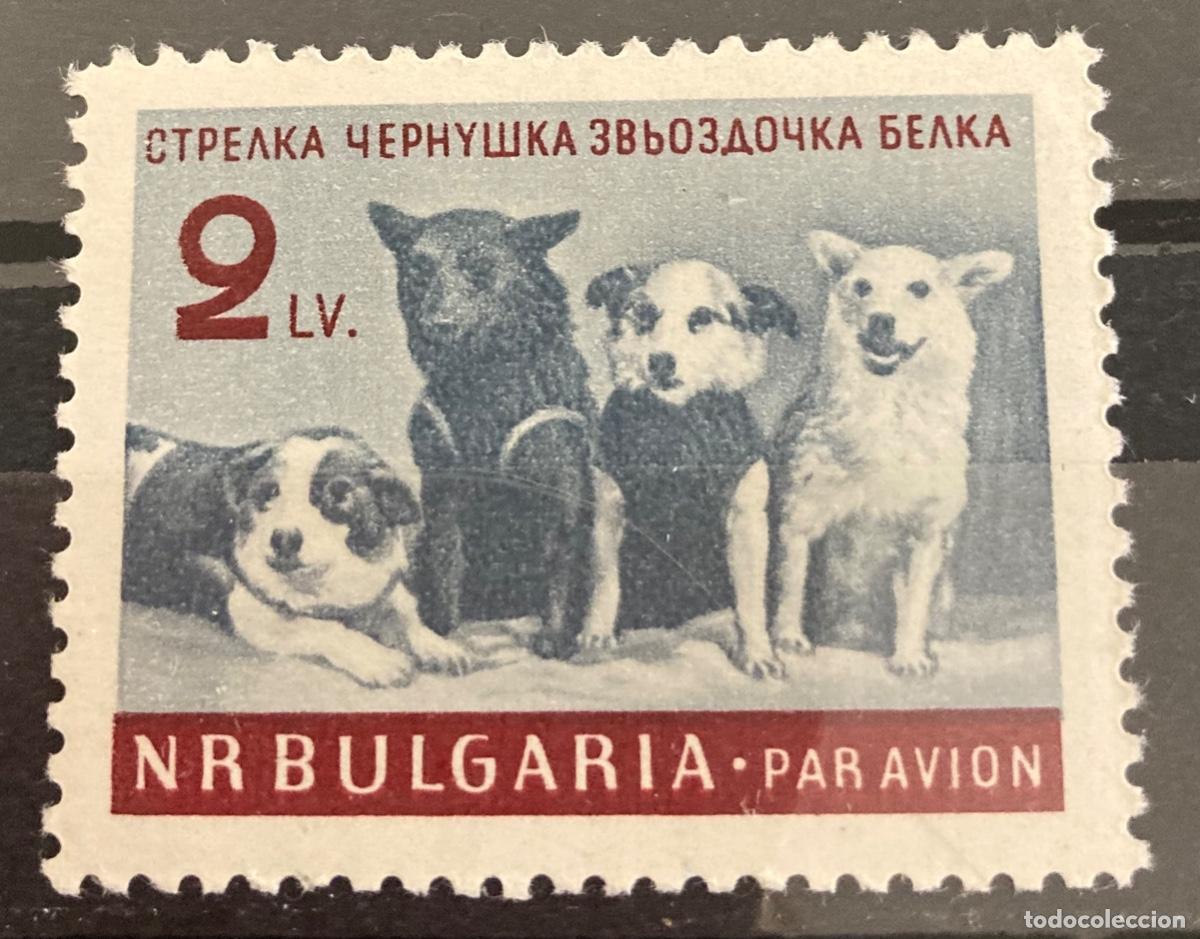 Sellos: Cosmonauta perro Stella - Foto 1