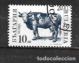 Sellos: 1991: Animales - Vaca (CTO) - Foto 1