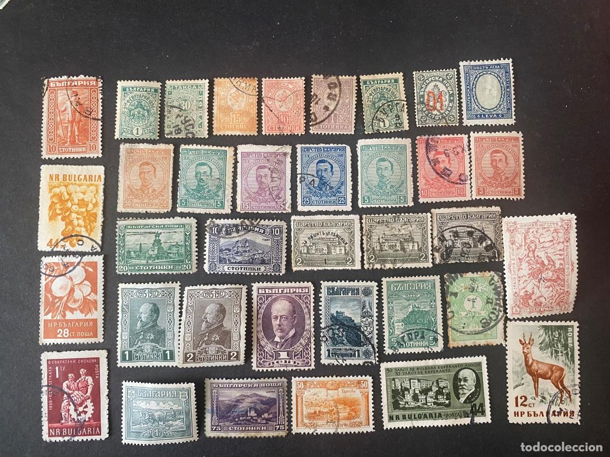 Sellos: Bulgaria, lote de sellos antiguos