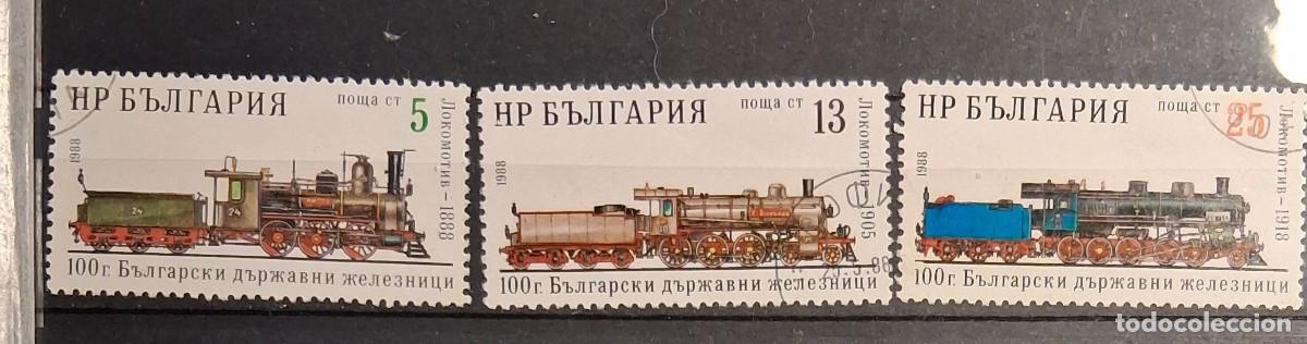 Sellos: BULGARIA, 1988, CAT.YT. 3149/3151.