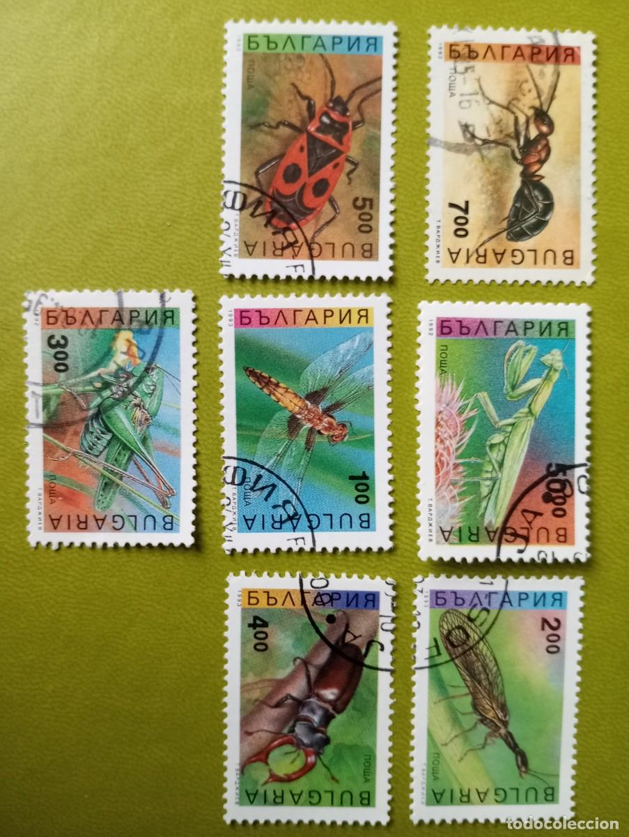 Sellos: BULGARIA, 1991/3, INSECTOS,