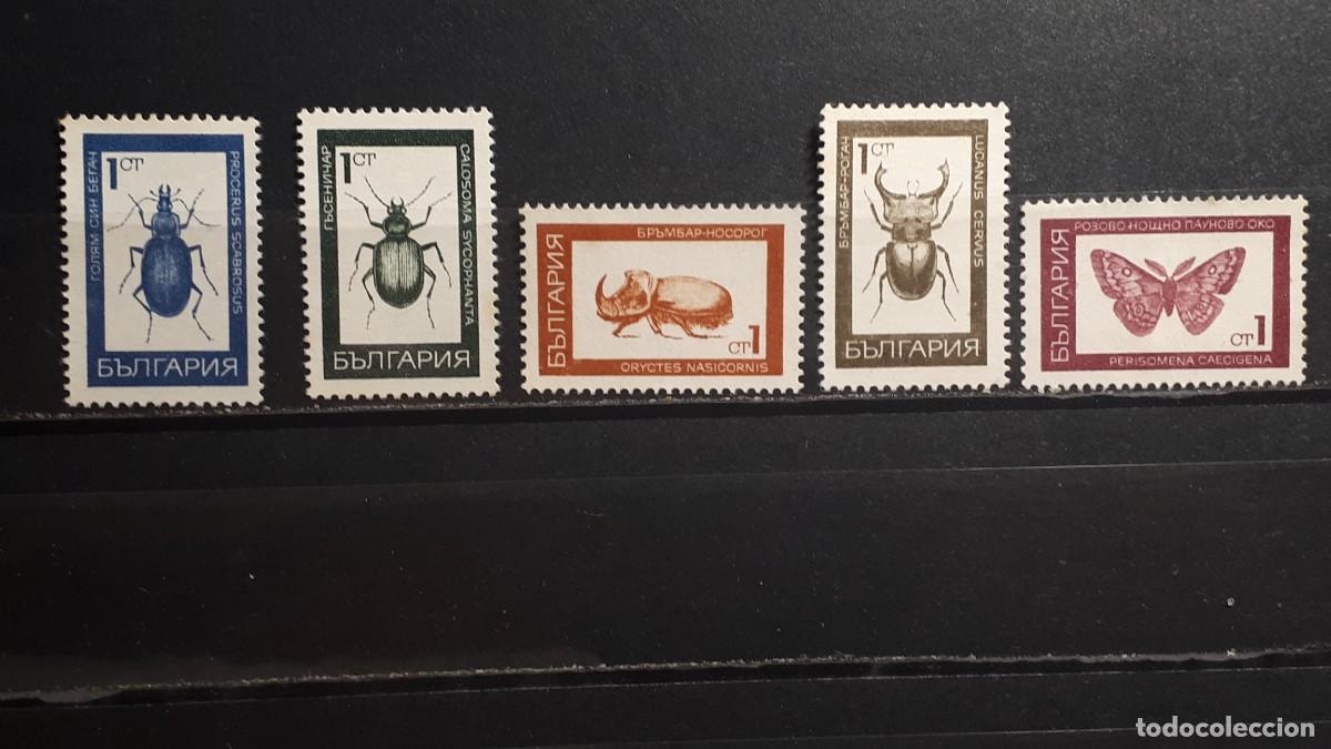 Sellos: BULGARIA. A&Ntilde;O 1968 YVERT (*). 1610/4