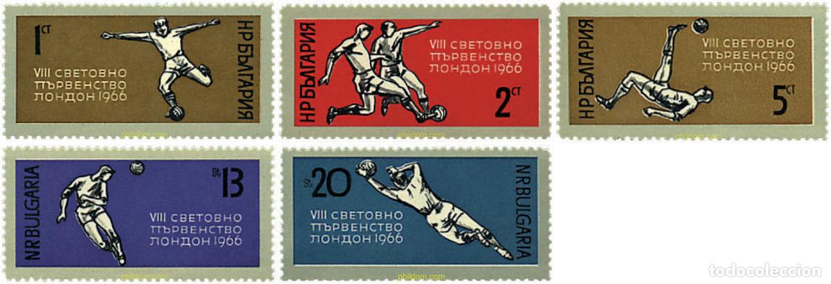 Sellos: 80933 MNH BULGARIA 1966 COPA DEL MUNDO DE FUTBOL. INGLATERRA-66
