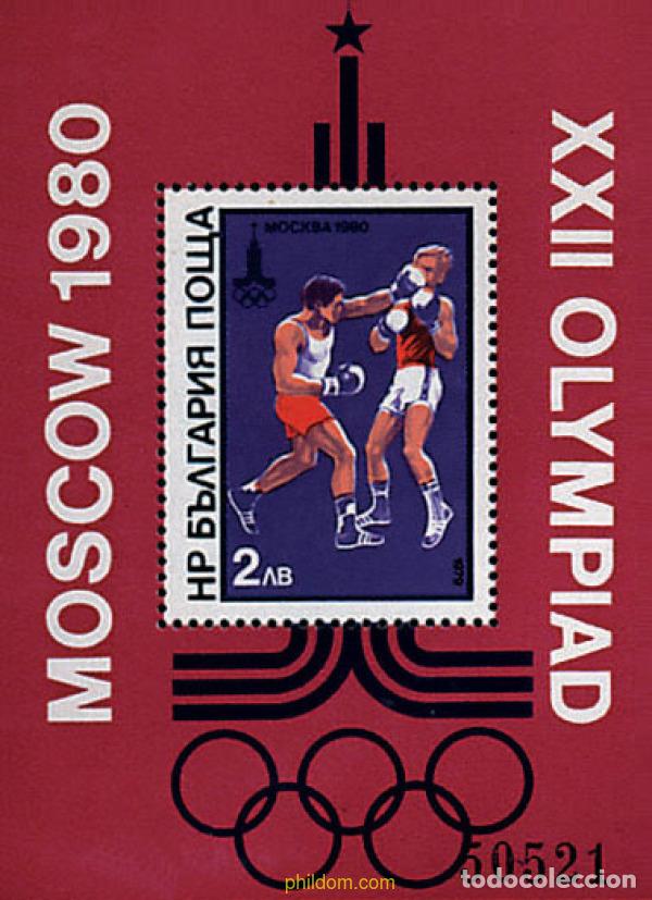 Briefmarken: 81928 MNH BULGARIA 1979 22 JUEGOS OLIMPICOS VERANO MOSCU 1980