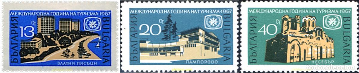 Sellos: 81056 MNH BULGARIA 1967 A&Ntilde;O INTERNACIONAL DEL TURISMO