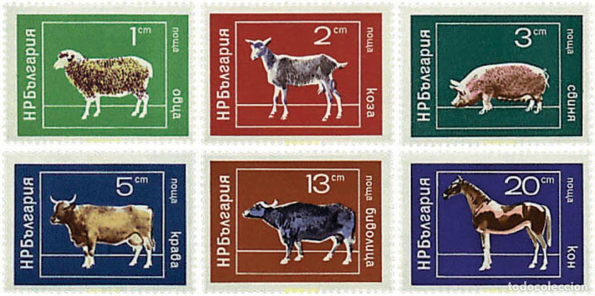 Stamps: 81507 MNH BULGARIA 1974 ANIMALES DOMESTICOS