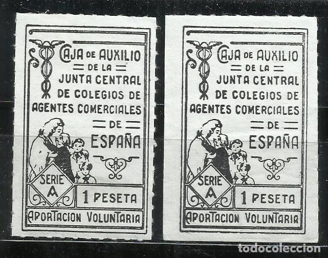 Sellos: 5953-ERROR PLIEGUES ROPA MUJER DISTINTOS,VEA SELLOS FISCALES CAJA AUXILIO DE LA JUNTA CENTRAL DE COL
