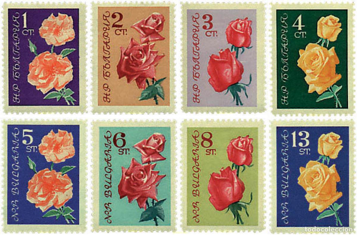 Sellos: 83662 MNH BULGARIA 1962 ROSAS