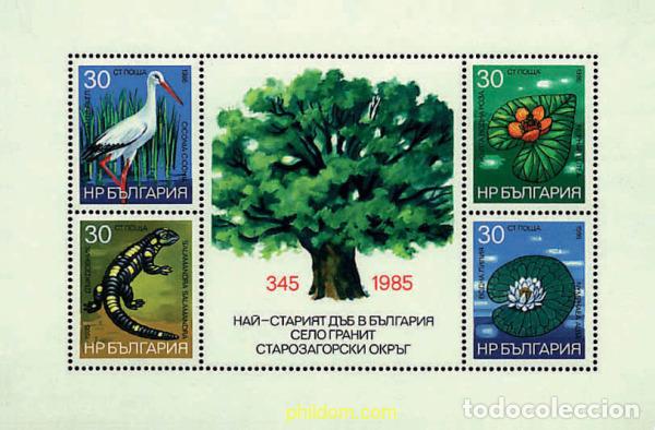 Stamps: 83634 MNH BULGARIA 1986 PROTECCION DE LA NATURALEZA
