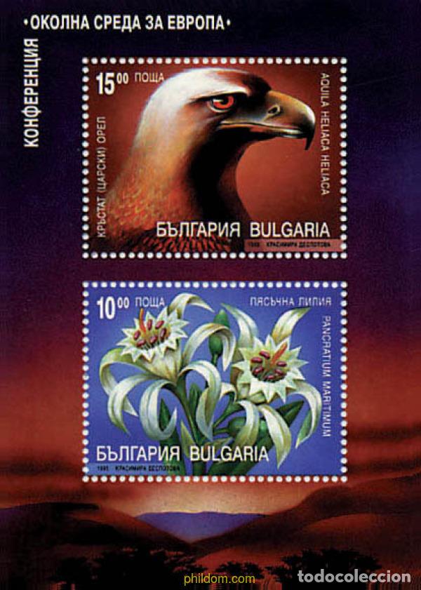 Briefmarken: 83644 MNH BULGARIA 1995 CONFERENCIA SOBRE LA NATURALEZA