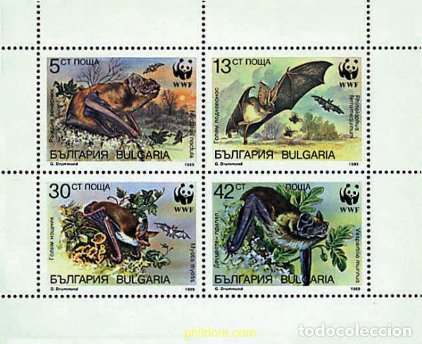 Sellos: 114390 MNH BULGARIA 1989 MURCIELAGOS