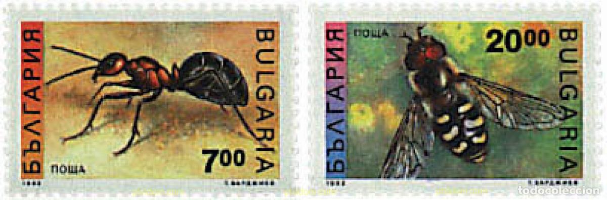 Briefmarken: 82641 MNH BULGARIA 1992 INSECTOS