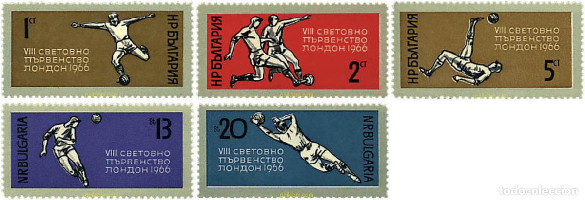 Francobolli: 294787 HINGED BULGARIA 1966 COPA DEL MUNDO DE FUTBOL. INGLATERRA-66