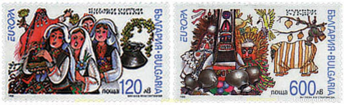 Sellos: 83647 MNH BULGARIA 1998 EUROPA CEPT. FESTIVALES Y FIESTAS NACIONALES