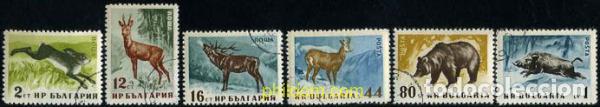 Sellos: 206194 USED BULGARIA 1958 FAUNA AUTOCTONA