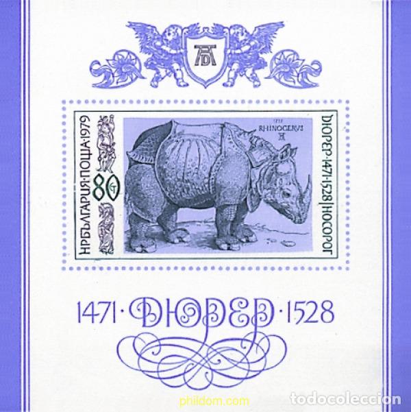 Sellos: 81962 MNH BULGARIA 1979 400 ANIVERSARIO DE LA MUERTE DE A. DURERO
