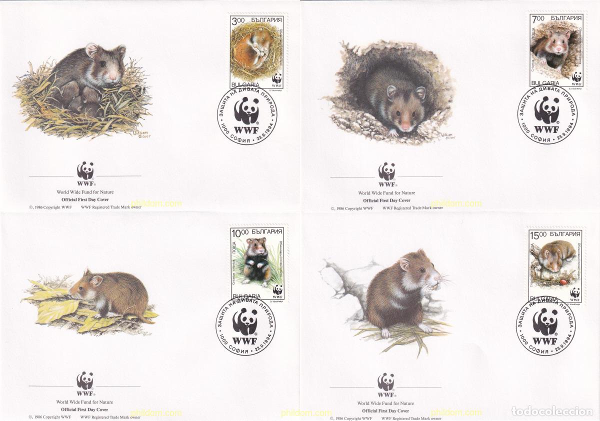 Sellos: 23170 MNH BULGARIA 1994 PROTECCION DE LA FAUNA. HAMSTERS