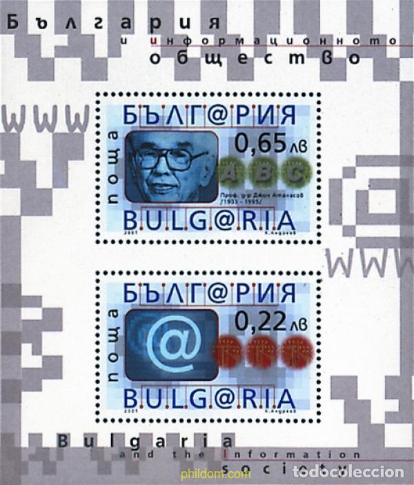 Sellos: 82928 MNH BULGARIA 2001 BULGARIA Y LA RED DE INFORMACION
