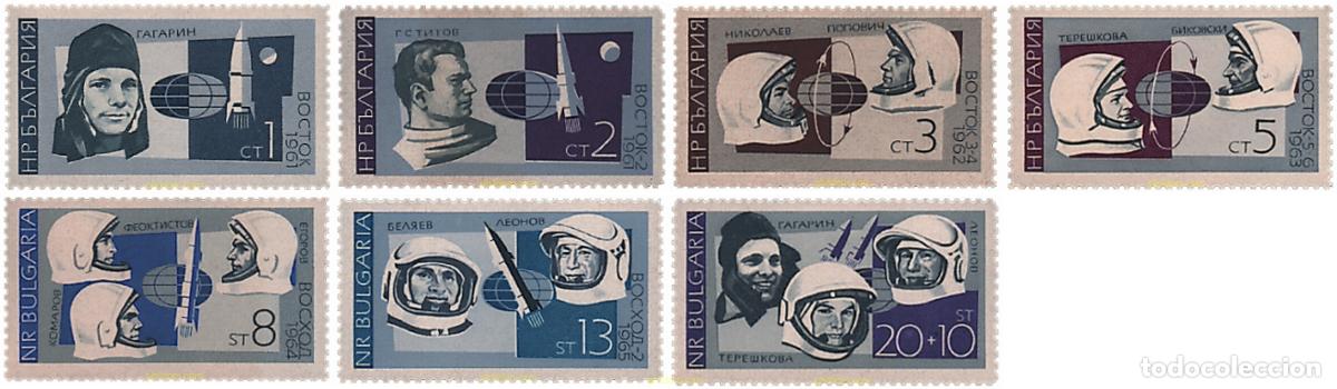 Timbres: 117321 MNH BULGARIA 1966 COSMONAUTAS RUSOS