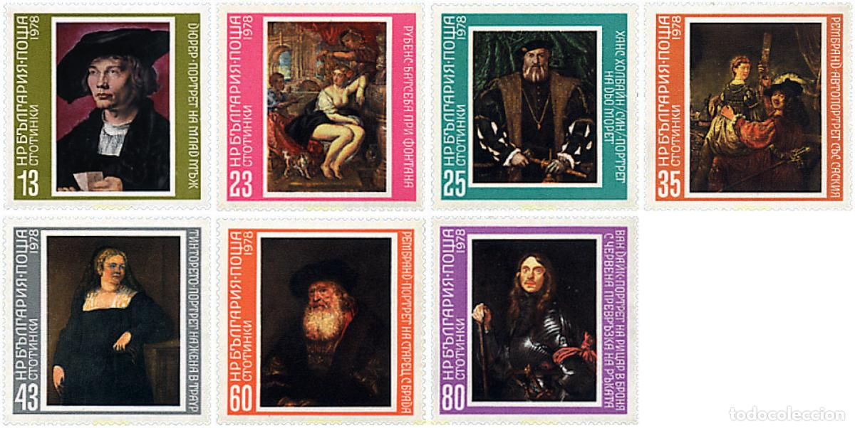 Briefmarken: 118169 MNH BULGARIA 1978 PINTURAS DE LA GALERIA DE DRESDE