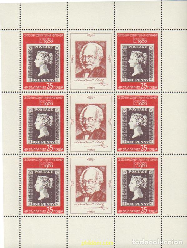 Sellos: 367797 MNH BULGARIA 1980 LONDON 80. EXPOSICION FILATELICA INTERNACIONAL