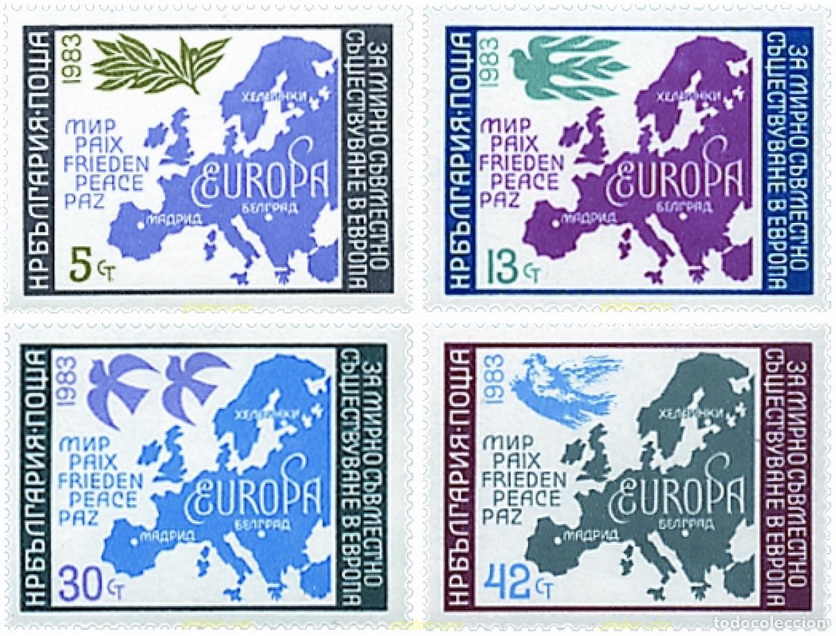 Sellos: 118090 MNH BULGARIA 1983 SESION DE CLAUSURA DE LA CONFERENCIA SOBRE SEGURIDAD Y COOPERACION EN EURO