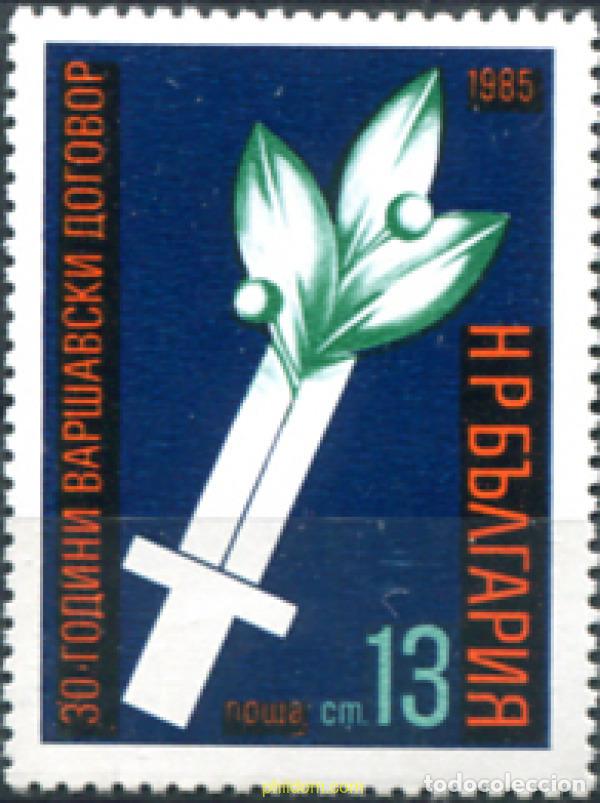 Stamps: 118444 MNH BULGARIA 1985 30 ANIVERSARIO DEL PACTO DE VARSOVIA