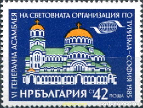 Timbres: 118596 MNH BULGARIA 1985 6 ASAMBLEA DE LA ORGANIZACION MUNDIAL DE TURISMO EN SOFIA