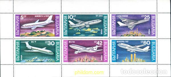 Francobolli: 114478 MNH BULGARIA 1990 AVIONES