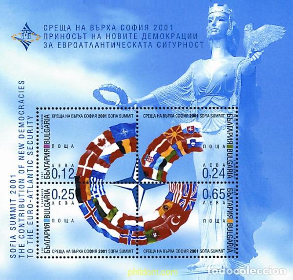 Sellos: 88436 MNH BULGARIA 2001 CONFERENCIA CUMBRE EN SOFIA