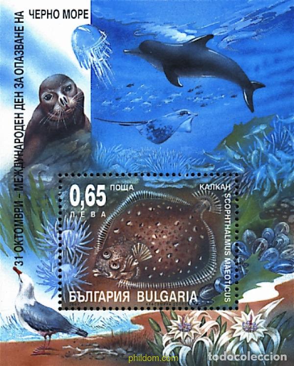 Sellos: 98785 MNH BULGARIA 2001 FAUNA DEL MAR NEGRO