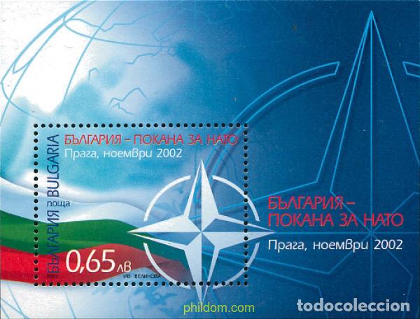 Sellos: 116615 MNH BULGARIA 2002 INGRESO A LA OTAN