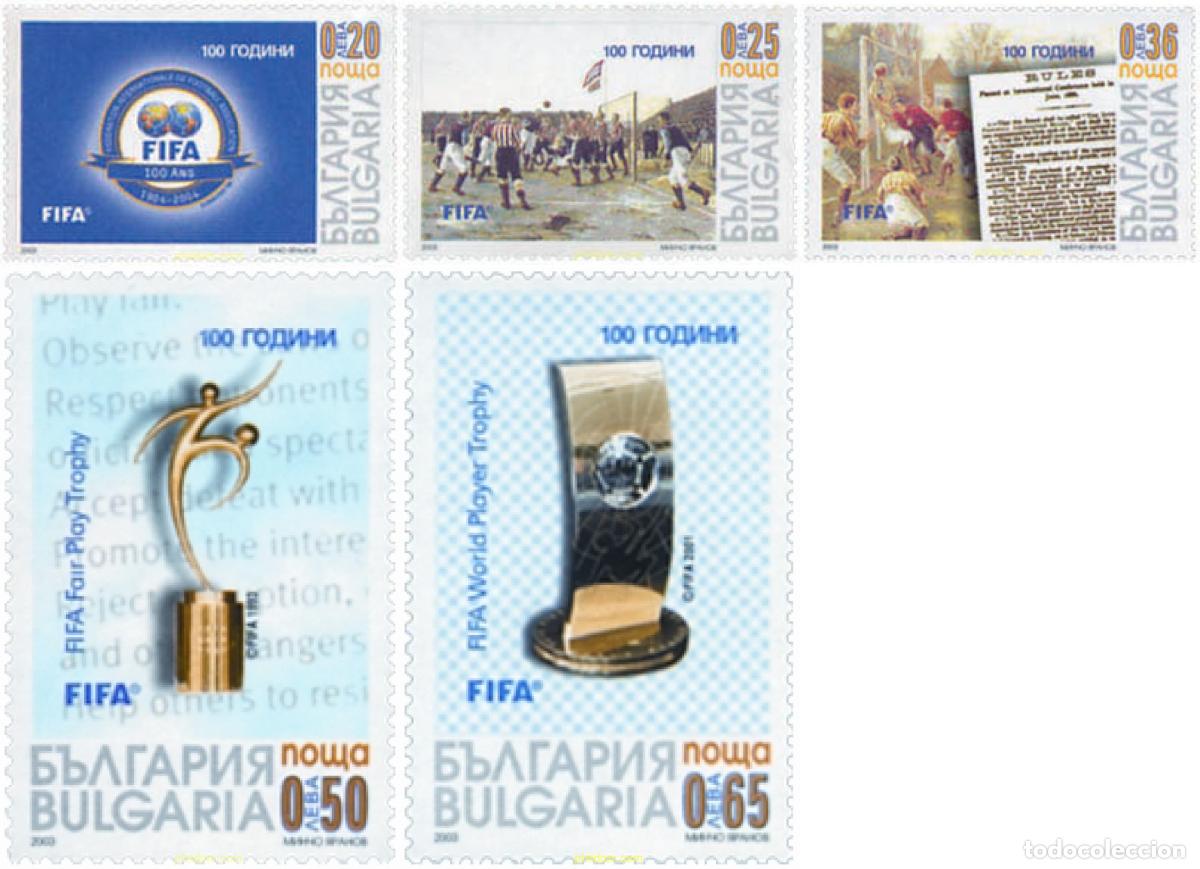 Sellos: 138935 MNH BULGARIA 2003 CENTENARIO DE LA FIFA
