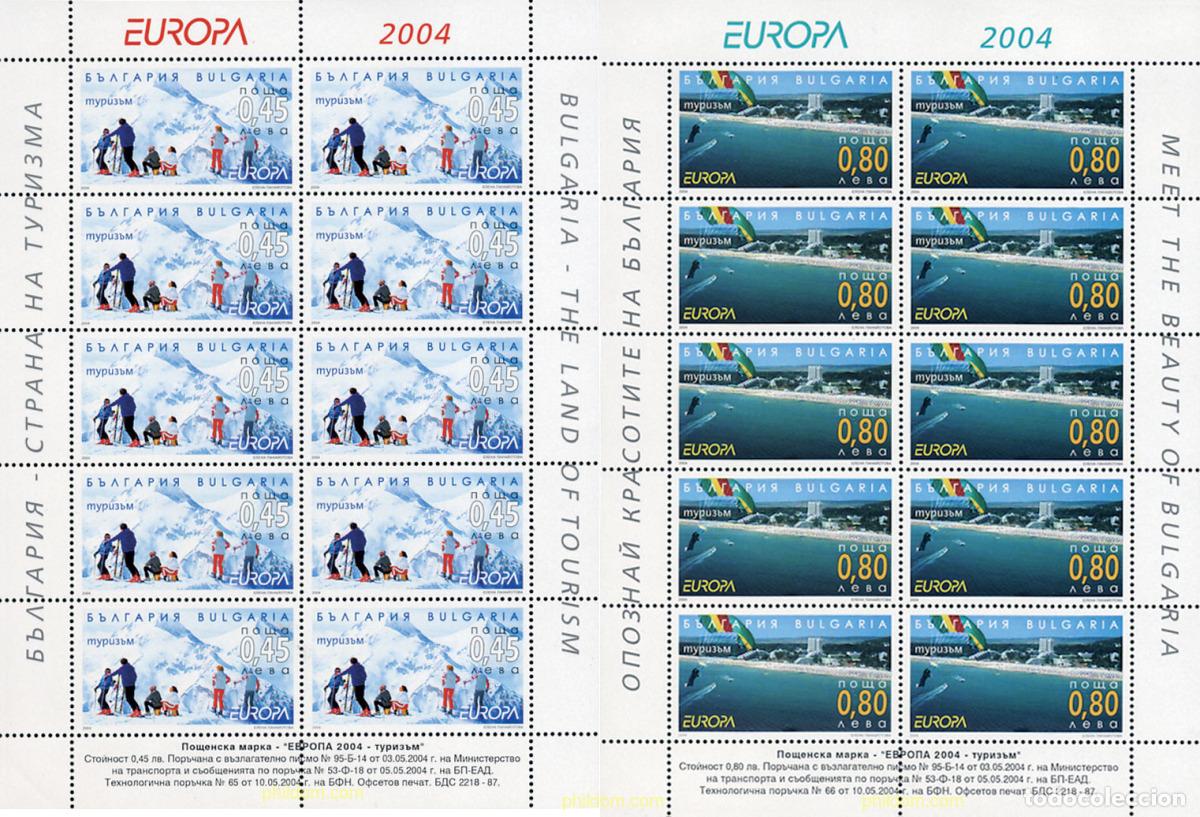 Sellos: 146466 MNH BULGARIA 2004 EUROPA CEPT. VACACIONES